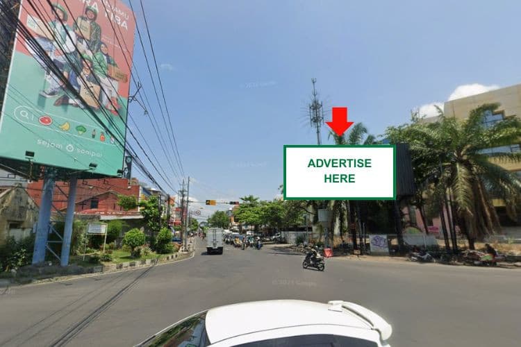 1 Panel Horizontal Static Billboard di Jl. Veteran, Surakarta, Jawa Tengah  (Intersection Gemblegan)