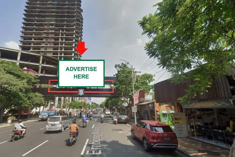 1 Panel JPO Billboard di JPO Tunjungan, Surabaya, Jawa Timur 
