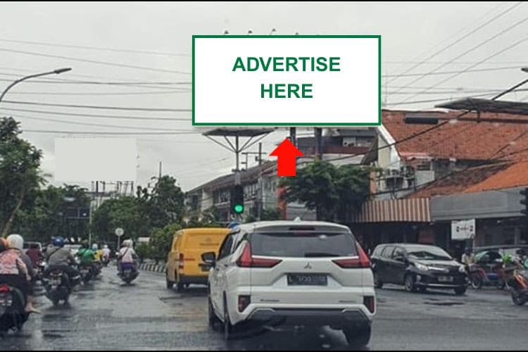 1 Panel Horizontal Static Billboard di Jl. Tidar (Pangsit Ujung Pandang), Surabaya, Jawa Timur 