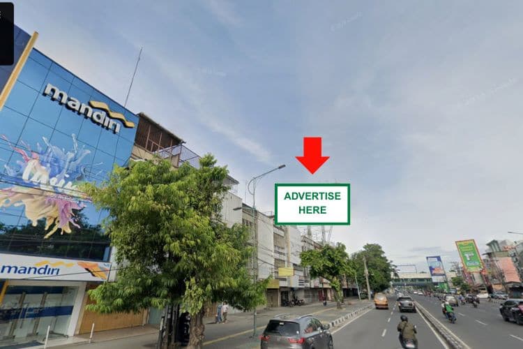 1 Panel Horizontal Static Billboard at Jl. Gatot Subroto, Medan, Sumatera Utara  (To Medan Fair Plaza)