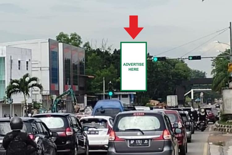 1 Panel Vertical Static Billboard at Jl RE Martadinata, Batam, Kepulauan Riau 