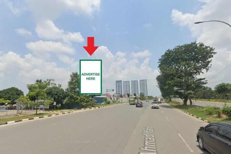 Vertical Static Billboard di Jl. Ahmad Yani Batam Centre (Pollux Habibie), Batam, Kepulauan Riau