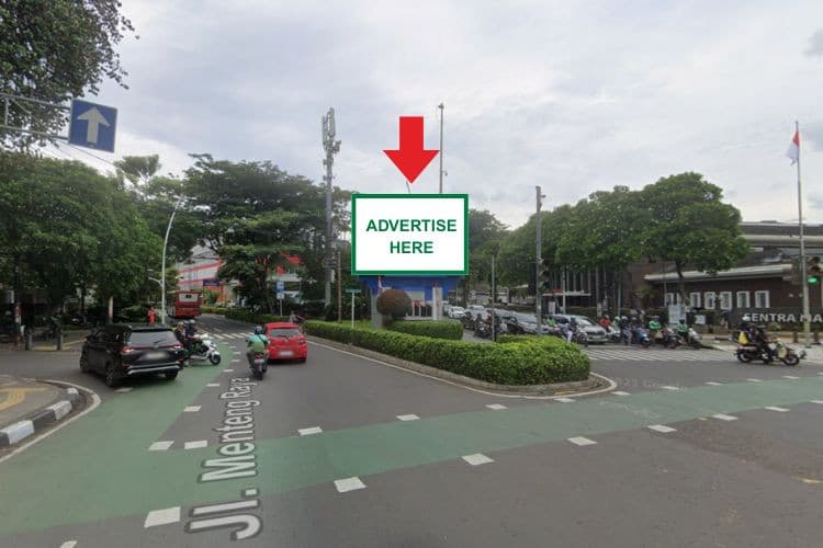 1 Panel Horizontal Videotron Billboard at Jl. Kali Pasir Cikini, Jakarta Pusat, DKI Jakarta 