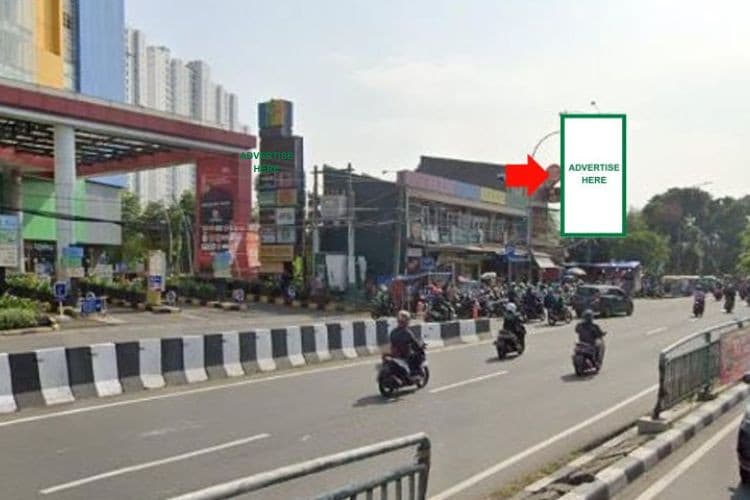 1 Panel Vertical Static Billboard at Jl. Jend Basuki Rachmat (Basura), Jakarta Timur , DKI Jakarta 