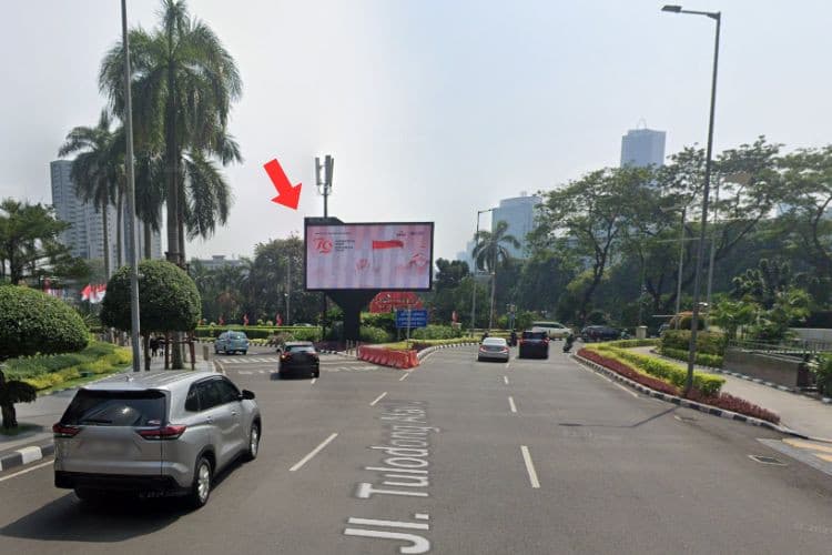 1 Panel Horizontal Videotron Billboard at Jl. Kawasan SCBD, Jakarta Pusat, DKI Jakarta  (near Pacific Place Mall)
