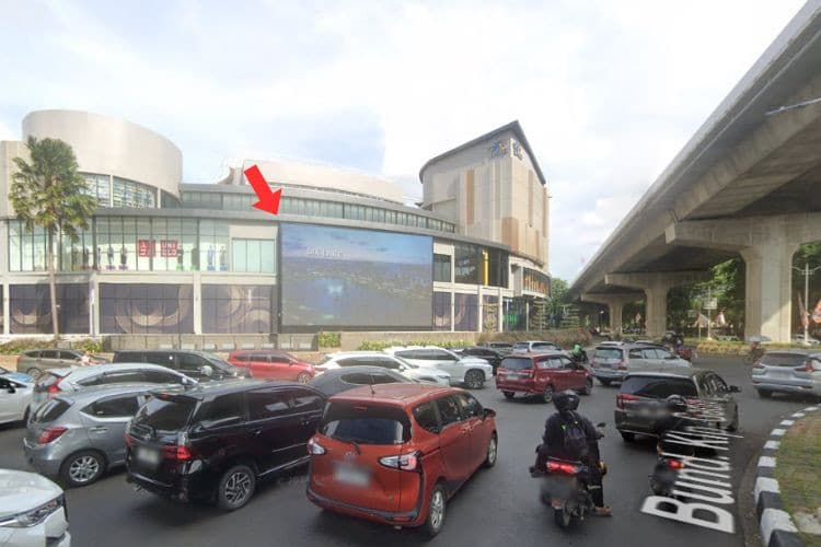 1 Panel Horizontal Videotron Billboard at Bund. Klp. Gading LaPiazza, Jakarta Utara, DKI Jakarta  (attached to La Piazza Mall)