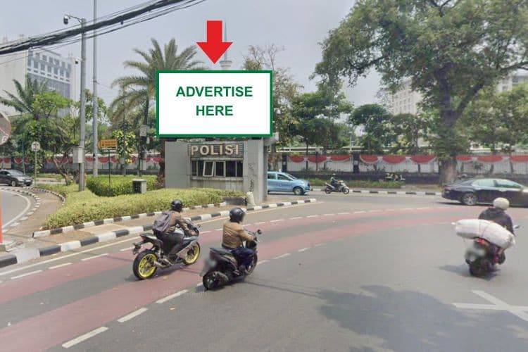 1 Panel Horizontal Videotron Billboard at Jl. Katedral Lapangan Banteng, Jakarta Pusat, DKI Jakarta 