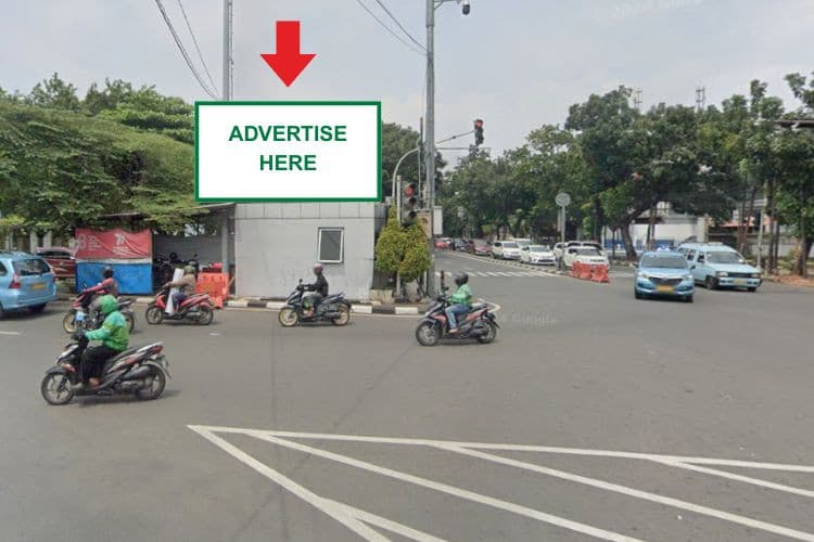 1 Panel Horizontal Videotron Billboard at Jl. Raya Pasar Minggu TMP Kalibata, Jakarta Selatan, DKI Jakarta 