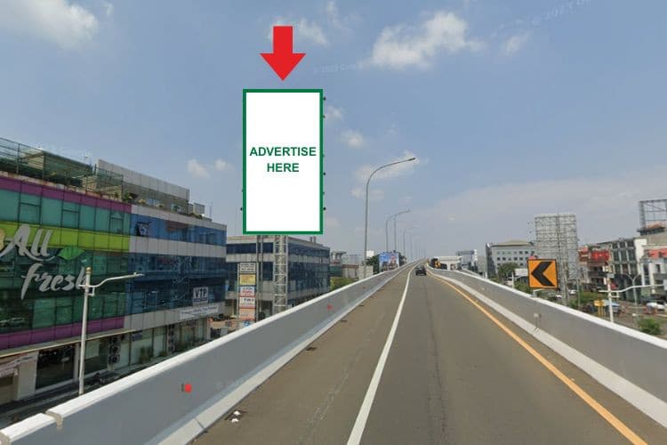 1 Panel Vertical Static Billboard at Jl. Boulevard Barat Raya, Jakarta Utara, DKI Jakarta  (Plaza Pacific)