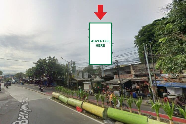 1 Panel Vertical Static Billboard at Jl. Benyamin Sueb, Jakarta Pusat, DKI Jakarta 