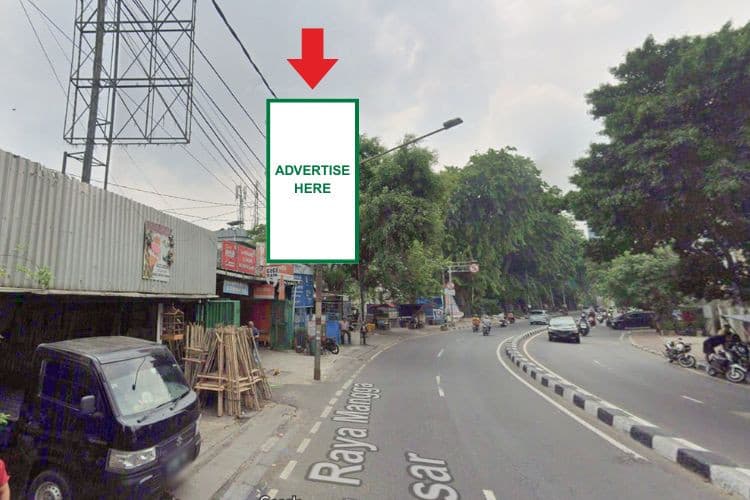 1 Panel Vertical Static Billboard at Jl. Mangga Besar, Jakarta Pusat, DKI Jakarta  (Nearby Husada Hopsital)
