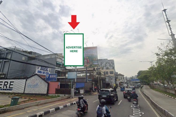 1 Panel Vertical Static Billboard at Jl. Daan Mogot Raya, Jakarta Barat, DKI Jakarta 