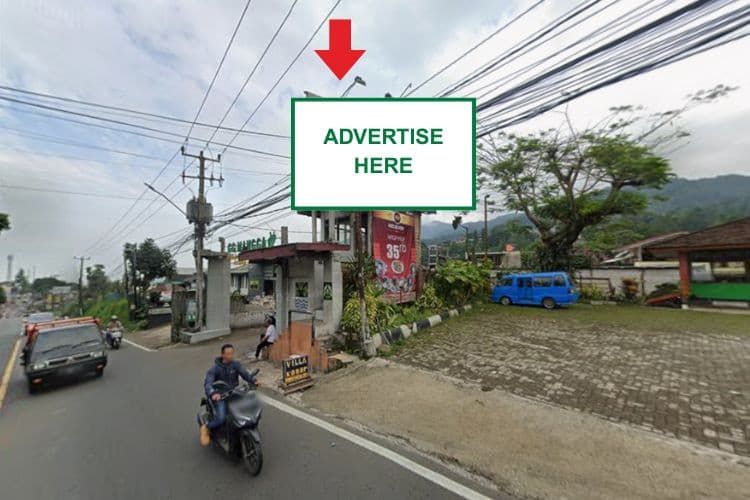 1 Panel Horizontal Static Billboard at Jl. Raya Puncak, Bogor, Jawa Barat 