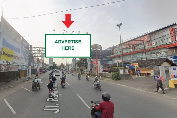 1 Sided Horizontal Bando Billboard at Jl. Ir. H. Juanda, Bekasi, Jawa Barat 