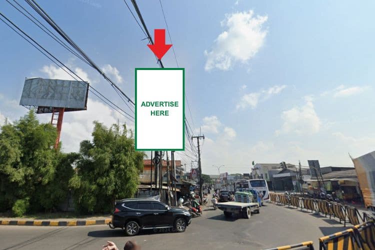 1 Panel Vertical Static Billboard at Jl. Niaga Raya, Cikarang, Bekasi, Jawa Barat