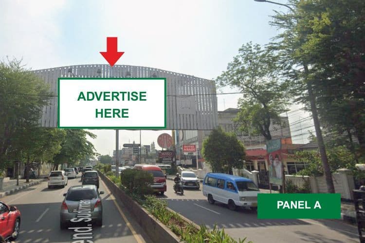 1 Sided Horizontal Bando Billboard at Jl. Jenderal Sudirman, Serang, Banten