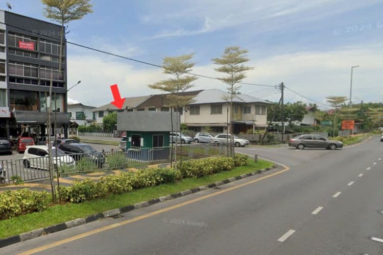 4 Panel Parking Booth Billboard at Jalan Satok, Kuching, Sarawak (4 panels)