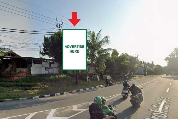 1 Panel Vertical Baliho Billboard at Jl. Prof. Dr. Ida Bagus Mantra, Gianyar, Bali 
