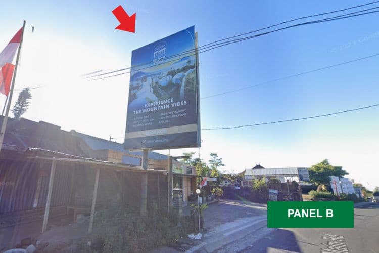 1 Sided Vertical Static Billboard at Jl. Raya Penelokan, Batur Kintamani, Bangli, Bali (To Pura Batur)