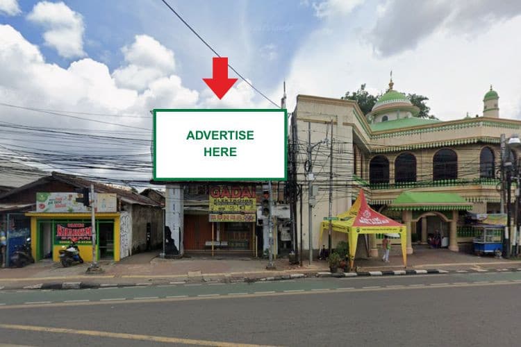 1 Panel Horizontal Videotron Billboard di Jl. Dewi Sartika, Kramat Jati, Jakarta Timur , DKI Jakarta 
