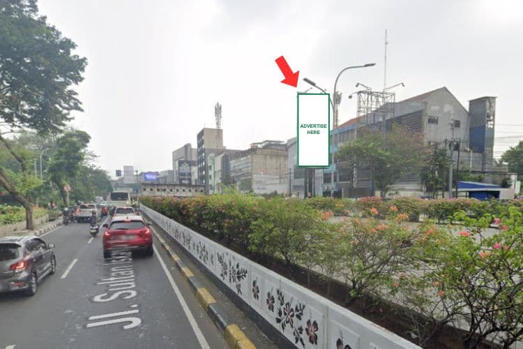 1 Panel Vertical Static Billboard at Jl. Sultan Iskandar, Jakarta Selatan, DKI Jakarta  (near Gandaria City Mall)