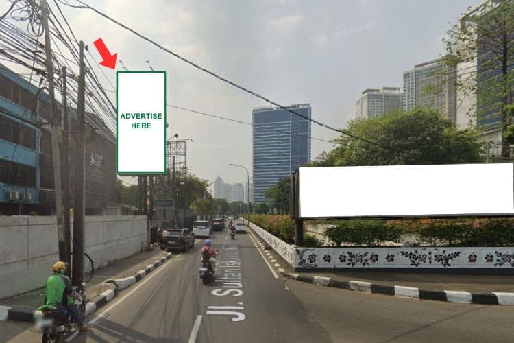 1 Panel Vertical Static Billboard at Jl. Sultan Iskandar Muda, Jakarta Selatan, DKI Jakarta  (towards Gandaria City Mall)