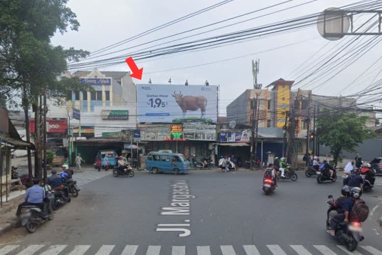 1 Panel Horizontal Static Billboard at Jl. Pondok Labu Raya, Jakarta Selatan, DKI Jakarta  (near Pasar Pondok Labu)