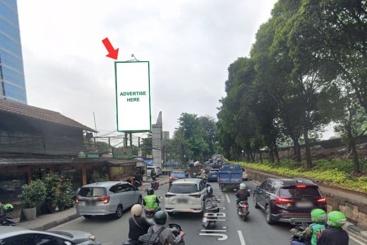1 Panel Vertical Static Billboard at Jl. TB. Simatupang, Jakarta Selatan, DKI Jakarta