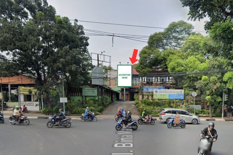 1 Panel Vertical Static Billboard at Jl. Cipayung Raya, Jakarta Timur , DKI Jakarta