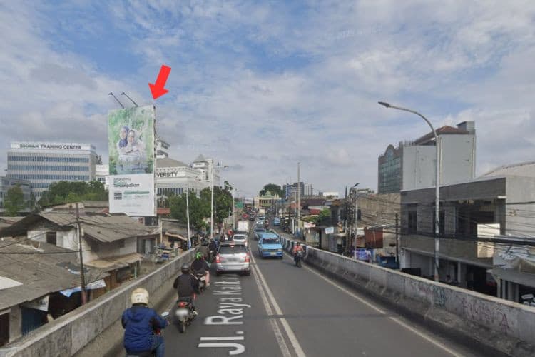 1 Panel Vertical Static Billboard at Jl. Raya Kalibata, Jakarta Timur , DKI Jakarta  (towards Jl. Dewi Sartika / PGC)