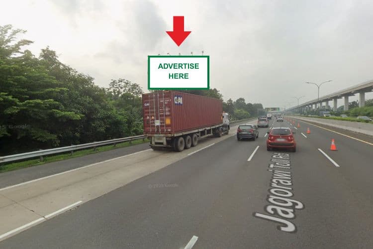 1 Panel Horizontal Static Billboard di Jl. Tol Jagorawi KM 11+450, Cipayung, Jakarta Pusat, DKI Jakarta 