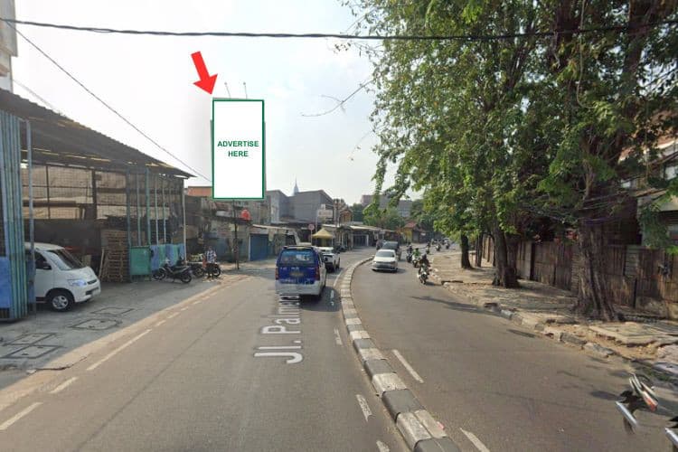 1 Panel Vertical Static Billboard at Jl. Palmerah Barat, Jakarta Barat, DKI Jakarta  (towards Stasiun Palmerah / Slipi)