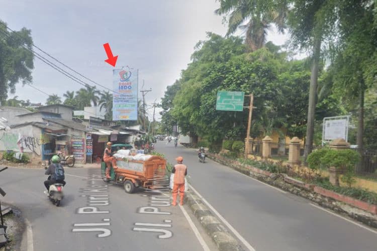 1 Panel Vertical Static Billboard at Jl. Puri Kembangan, Jakarta Barat, DKI Jakarta  (towards Mall Puri)
