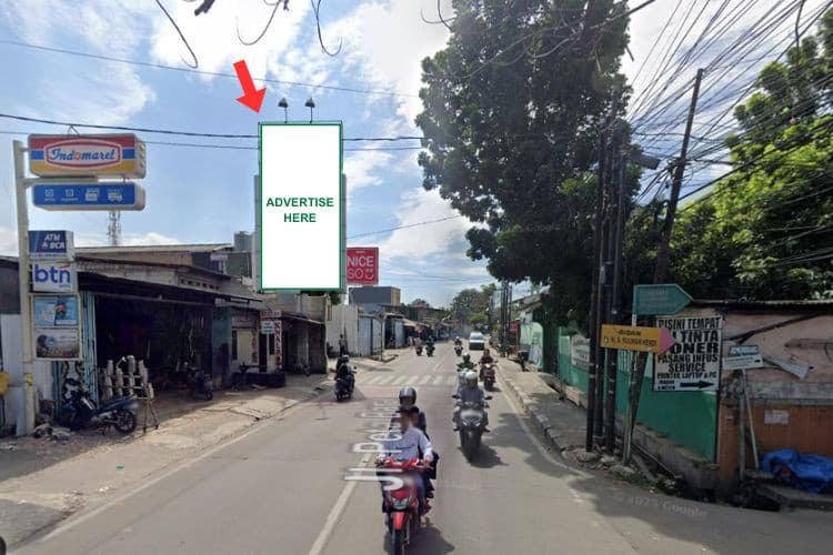 1 Panel Vertical Static Billboard at Jl. Peta Barat, Jakarta Barat, DKI Jakarta  (towards Tangerang)