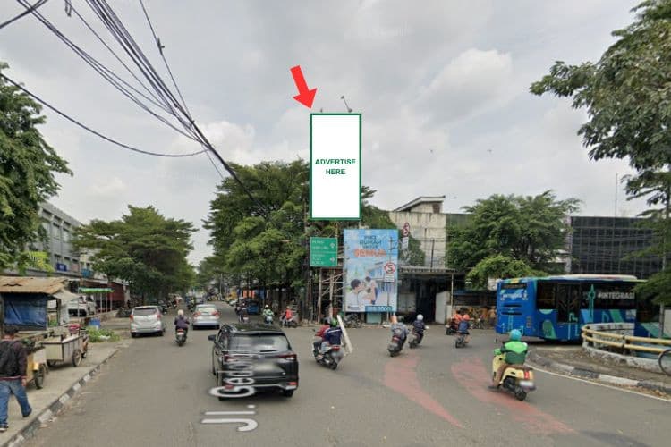 1 Panel Vertical Static Billboard at Jl. Gedong Panjang, Jakarta Barat, DKI Jakarta