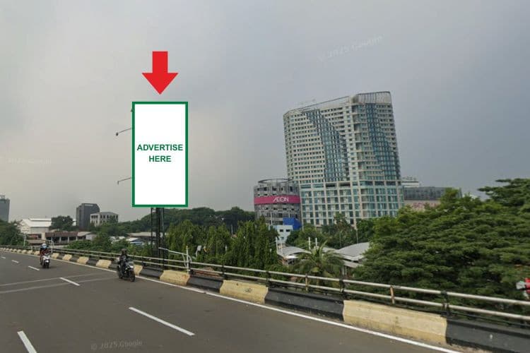 1 Panel Vertical Static Billboard at Jl. TB Simatupang, Jagakarsa, Jakarta Selatan, DKI Jakarta  (Flyover Jagakarsa)