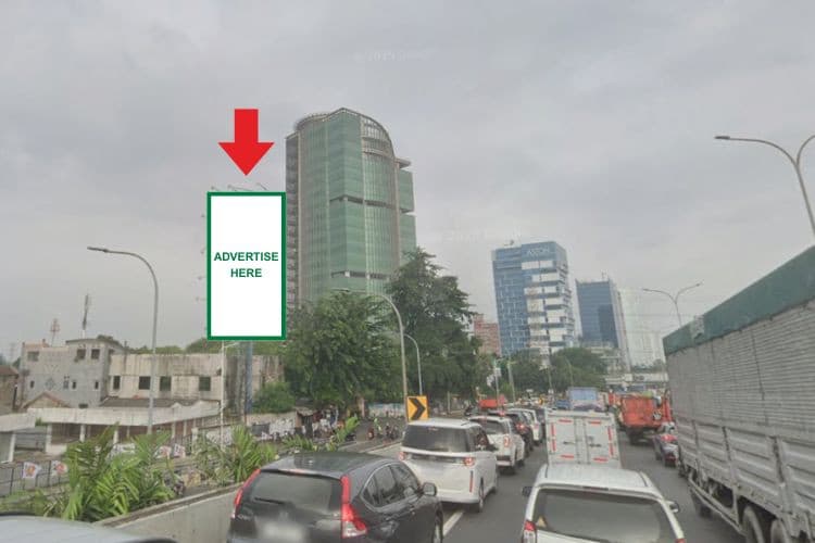 1 Panel Vertical Static Billboard at Jl. TB Simatupang, Jagakarsa, Jakarta Selatan, DKI Jakarta  (Flyover Jagakarsa A)
