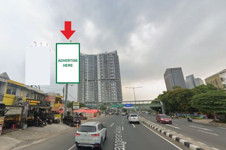 1 Panel Vertical Static Billboard at Jl. Pangeran Antasari, Cilandak, Jakarta Selatan, DKI Jakarta 