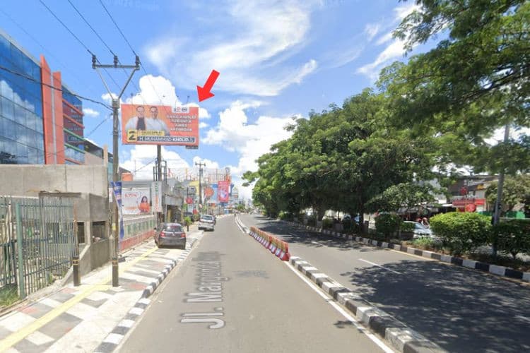 1 Panel Horizontal Static Billboard at Jl. Margonda Raya, Depok, Jawa Barat  (towards Depok Mall / Margo City / Jakarta)