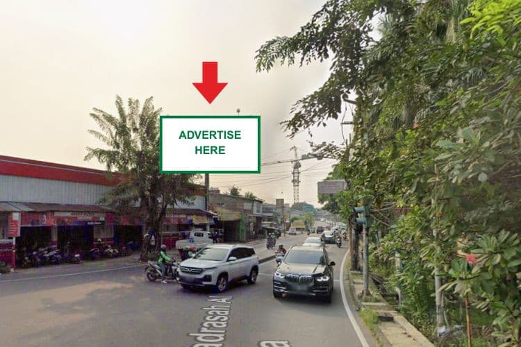 1 Panel Horizontal Static Billboard at Jl. Lebak Bulus Raya, CIlandak, Jakarta Selatan, DKI Jakarta  (To Lebak Bulus)