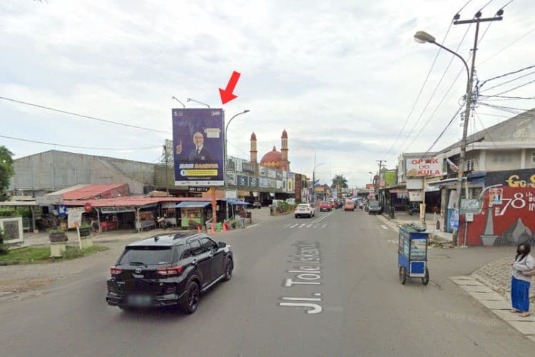 1 Panel Vertical Static Billboard at Jl. Tole Iskandar, Depok, Jawa Barat  (towards Jatijajar Depok)