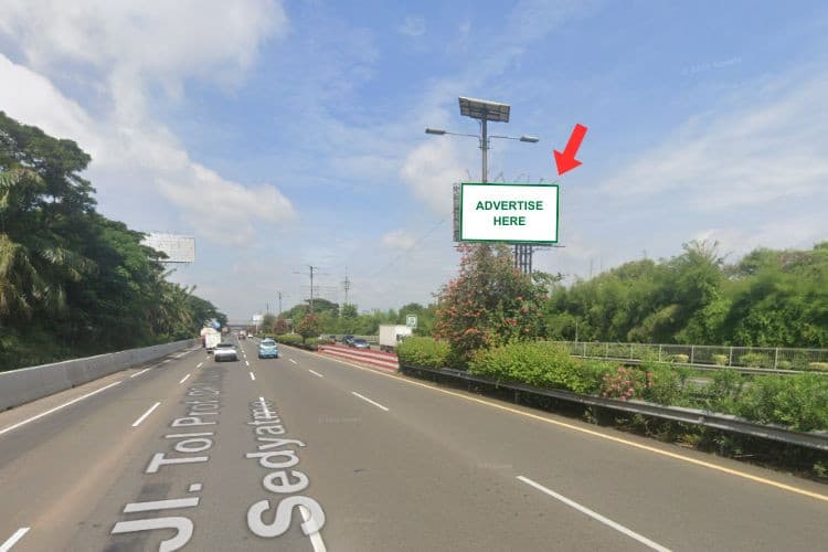 1 Panel Horizontal Static Billboard at Jl. Tol Sedyatmo KM29+400, Jakarta Barat, DKI Jakarta  (towards Bandara)