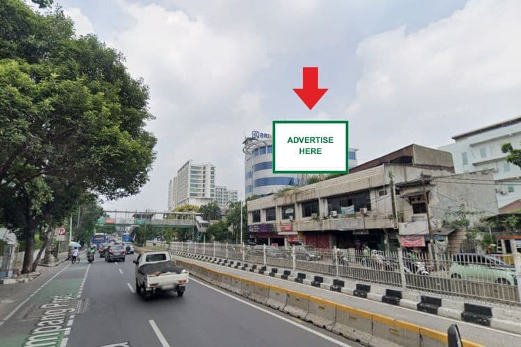 1 Panel Horizontal Static Billboard at Jl. Mampang Prapatan Raya, Jakarta Selatan, DKI Jakarta 