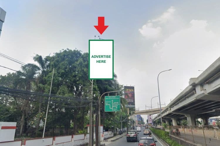 1 Panel Vertical Static Billboard at Jl. RA Kartini No. 26, Cilandak, Jakarta Selatan, DKI Jakarta 