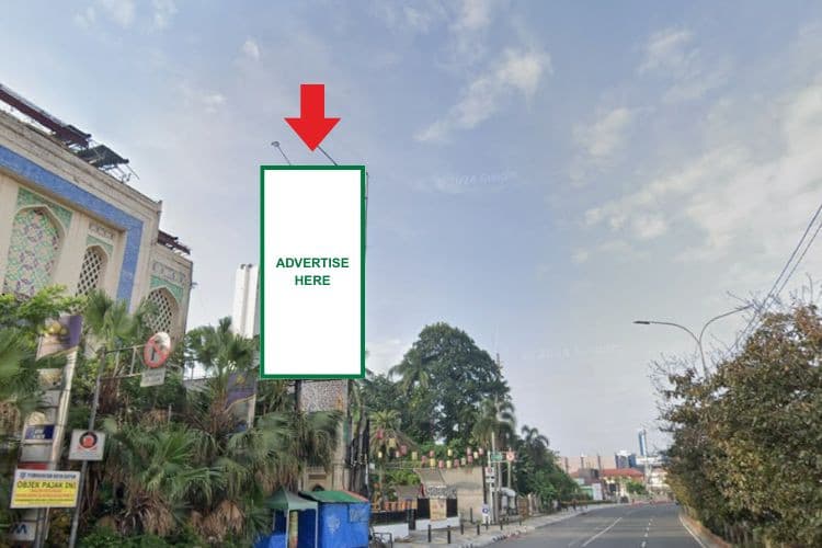 1 Sided Vertical Static Billboard at Jl. Margonda Raya, Depok, Jawa Barat  (B)