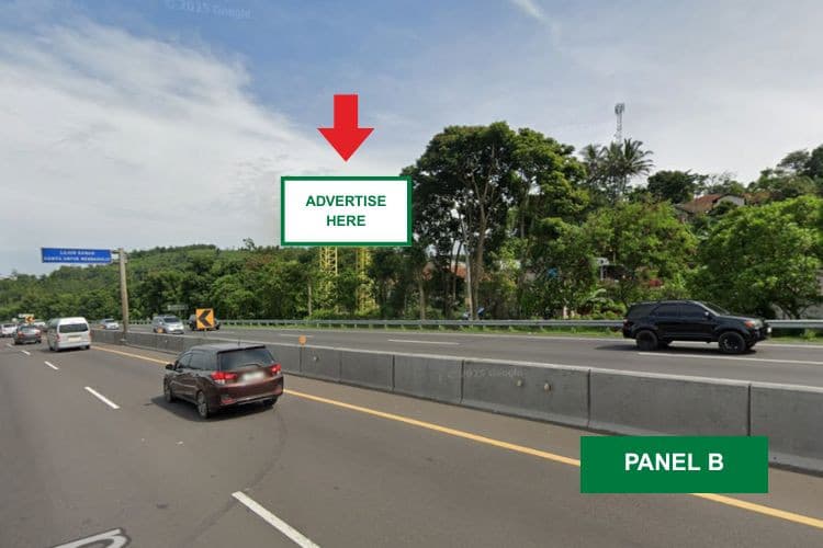 2 Sided Horizontal Static Billboard at Jl. Tol Cipularang KM 117, Bandung, Jawa Barat 