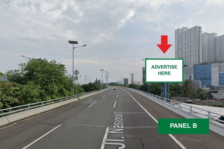 1 Sided Horizontal Static Billboard at Jl. Prof. Dr. Satria Latumenten, Jakarta Barat, DKI Jakarta 