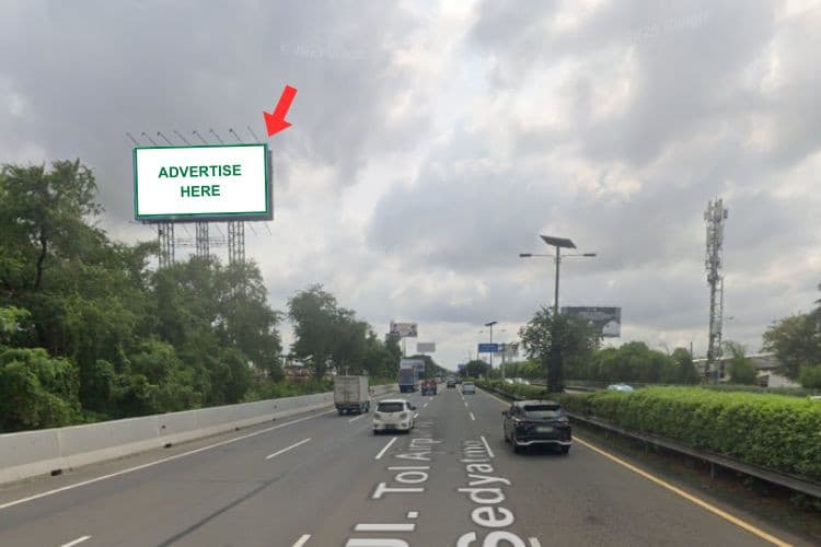 1 Panel Horizontal Static Billboard at Jl. Tol Sedyatmo KM29+300, Jakarta Barat, DKI Jakarta  (towards Bandara)
