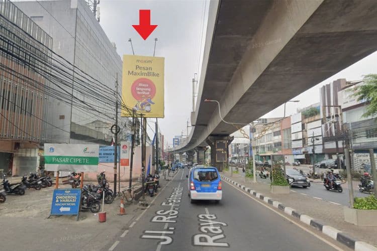 1 Panel Vertical Static Billboard at Jl. RS. Fatmawati Raya, Jakarta Selatan, DKI Jakarta  (Cipete Utara)