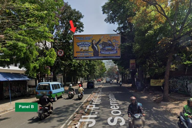 2 Sided Horizontal Bando Billboard at Jl. Surya Sumantri No. 85-88 (Atas), Bandung, Jawa Barat